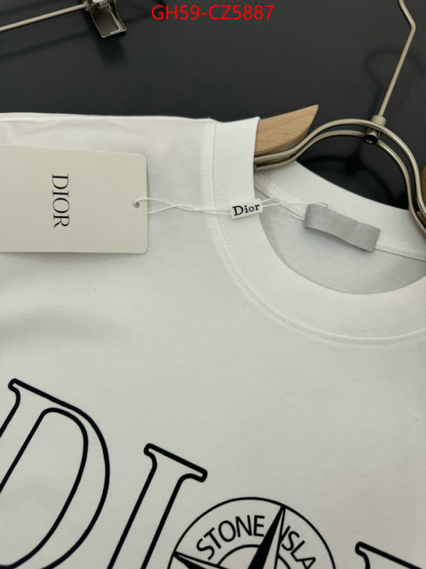 Clothing-Dior what is aaaaa quality ID: CZ5887 $: 59USD