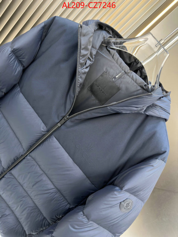 Down jacket Men-Moncler 2024 aaaaa replica customize ID: CZ7246 $: 209USD