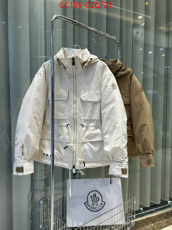 Down jacket Women-Moncler where to buy the best replica ID: CZ6721 $: 195USD