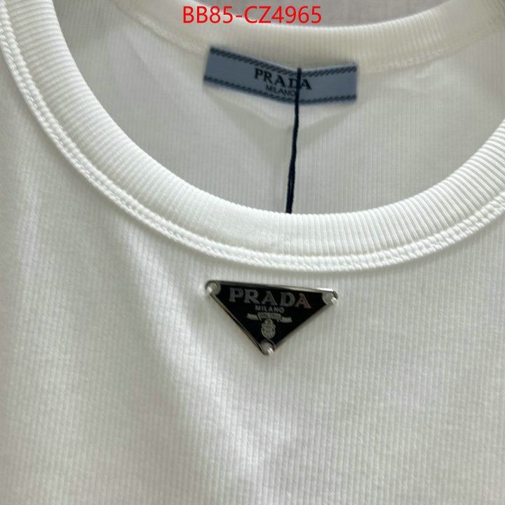 Clothing-Prada high quality designer replica ID: CZ4965 $: 85USD