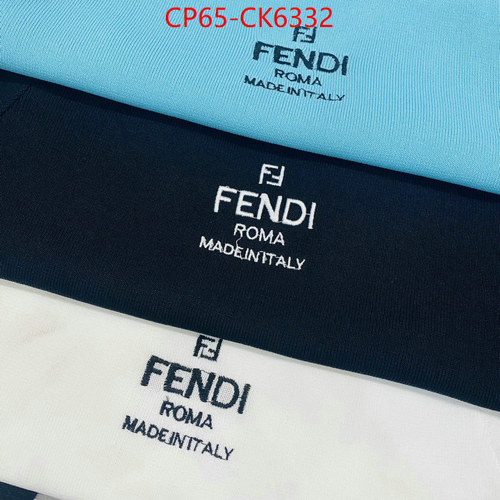 Clothing-Fendi what 1:1 replica ID: CK6332 $: 65USD