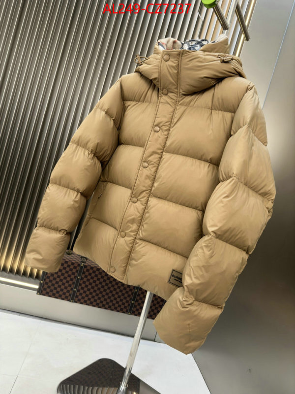 Down jacket Men-Burberry replica 1:1 high quality ID: CZ7237 $: 249USD