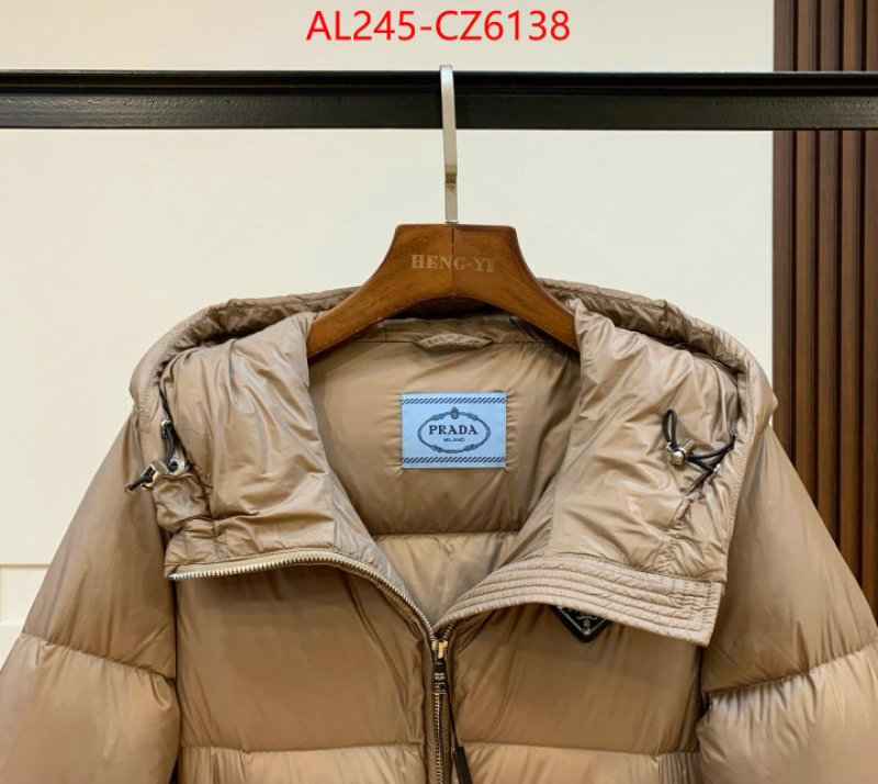 Down jacket Women-Prada outlet 1:1 replica ID: CZ6138 $: 245USD