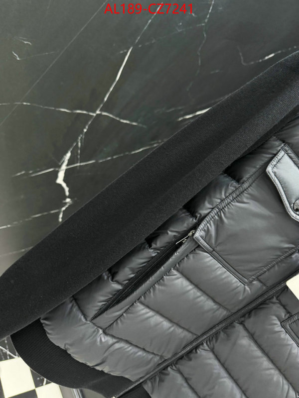 Down jacket Men-Moncler what is a counter quality ID: CZ7241 $: 189USD