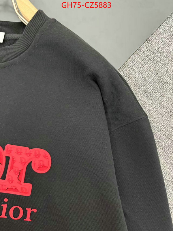 Clothing-Dior high quality 1:1 replica ID: CZ5883 $: 75USD