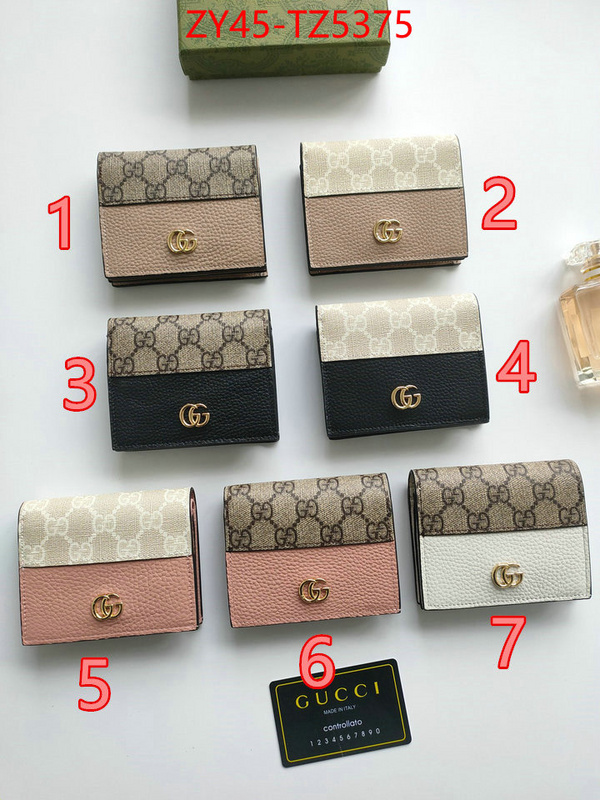 Gucci Bags(4A)-Wallet- best aaaaa ID: TZ5375 $: 45USD,