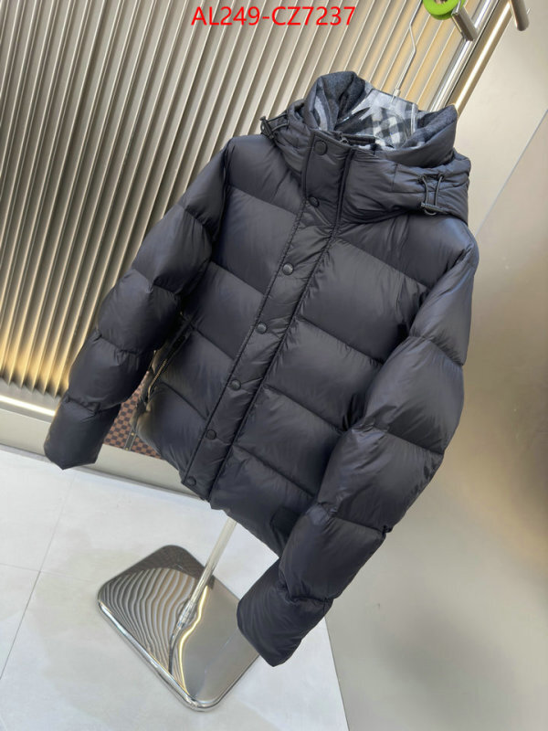 Down jacket Men-Burberry replica 1:1 high quality ID: CZ7237 $: 249USD