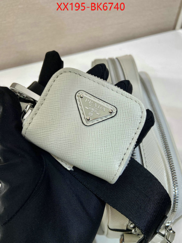 Prada Bags(TOP)-Crossbody- aaaaa+ replica designer ID: BK6740 $: 195USD,