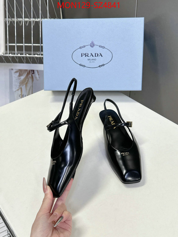 Women Shoes-Prada highest quality replica ID: SZ4841 $: 129USD