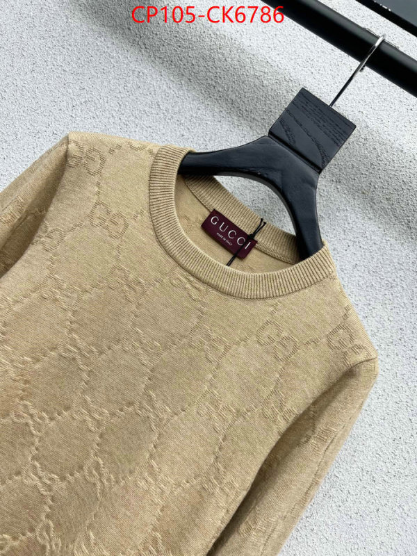 Clothing-Gucci wholesale replica shop ID: CK6786 $: 105USD