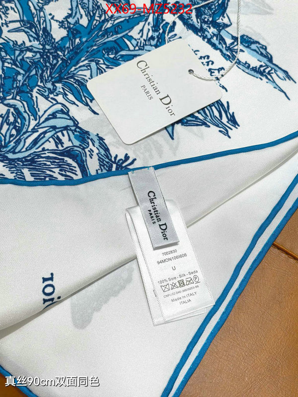 Scarf-Dior best designer replica ID: MZ5232 $: 69USD