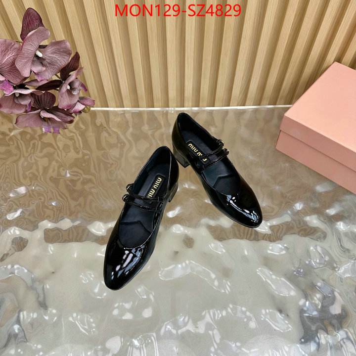 Women Shoes-Miu Miu luxury fake ID: SZ4829 $: 129USD