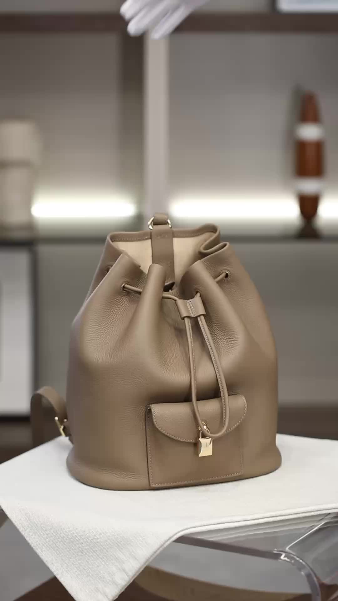 Loro Piana Bags(4A)-Backpack- buy cheap replica ID: BZ5140 $: 155USD,