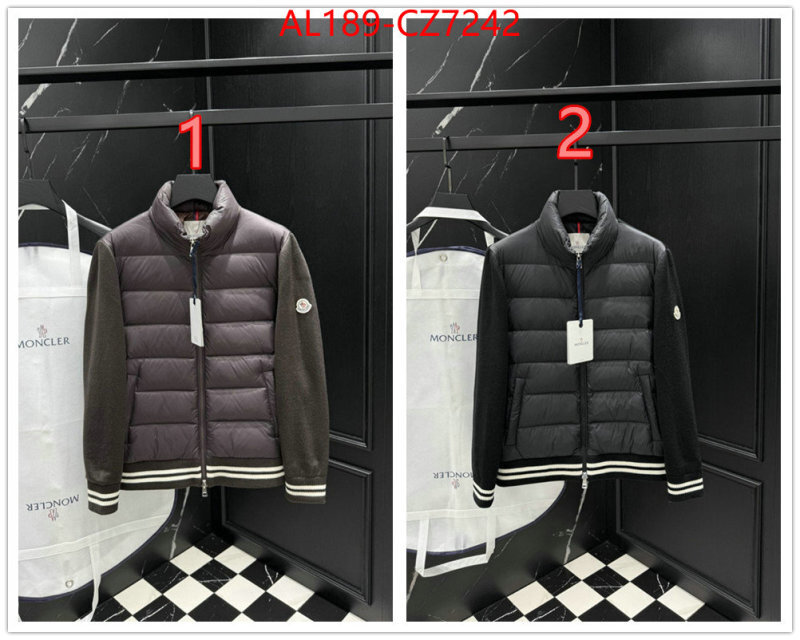Down jacket Men-Moncler the best designer ID: CZ7242 $: 189USD