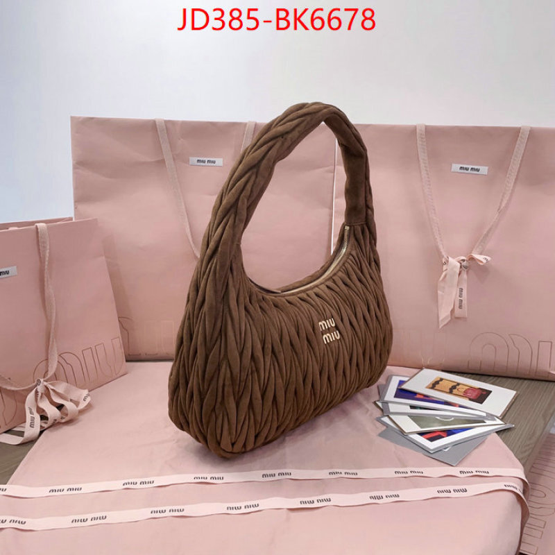 Miu Miu Bags(TOP)-Handbag- mirror copy luxury ID: BK6678 $: 385USD,