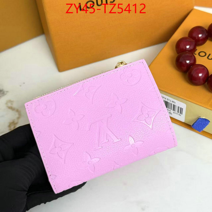 LV Bags(4A)-Wallet top sale ID: TZ5412 $: 45USD,
