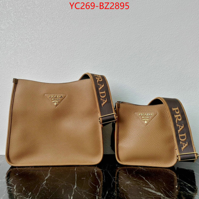 Prada Bags(TOP)-Crossbody- practical and versatile replica designer ID: BZ2895 $: 269USD,