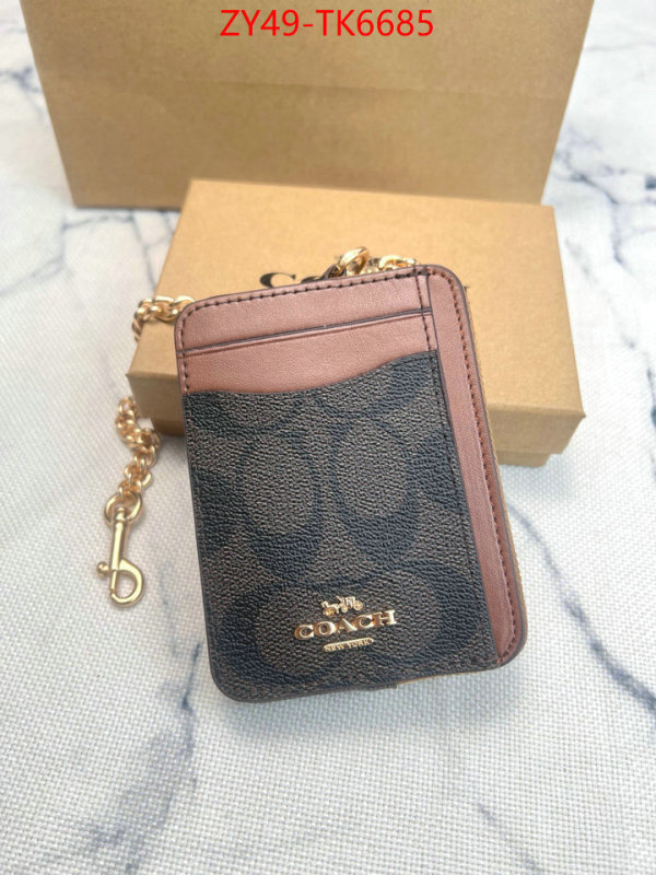 Coach Bags(4A)-Wallet sellers online ID: TK6685 $: 49USD,