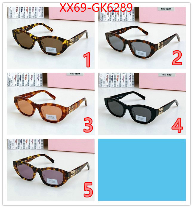 Glasses-Miu Miu top fake designer ID: GK6289 $: 69USD
