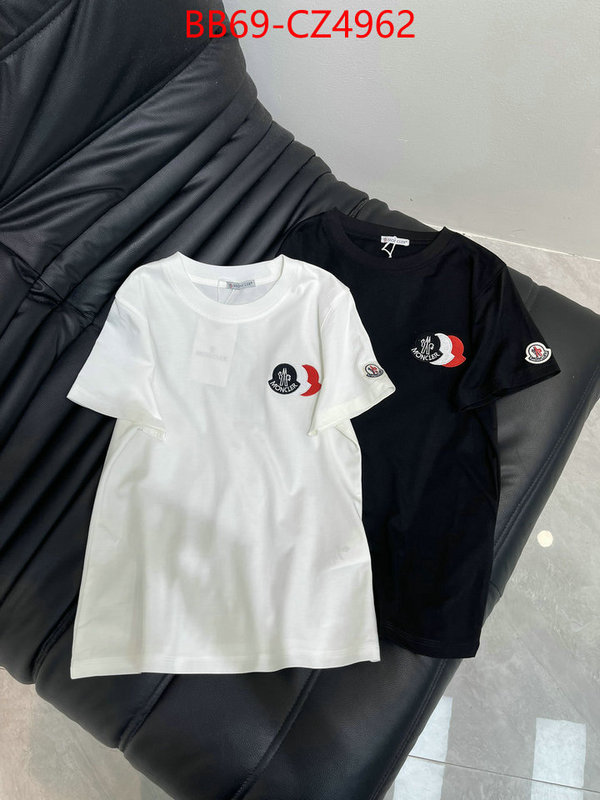Clothing-Moncler luxury fashion replica designers ID: CZ4962 $: 69USD