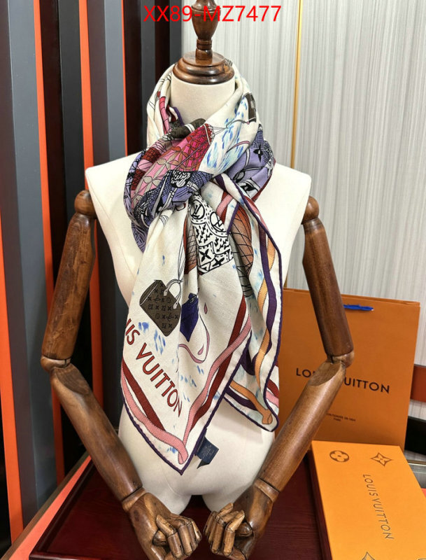 Scarf-LV where quality designer replica ID: MZ7477 $: 89USD