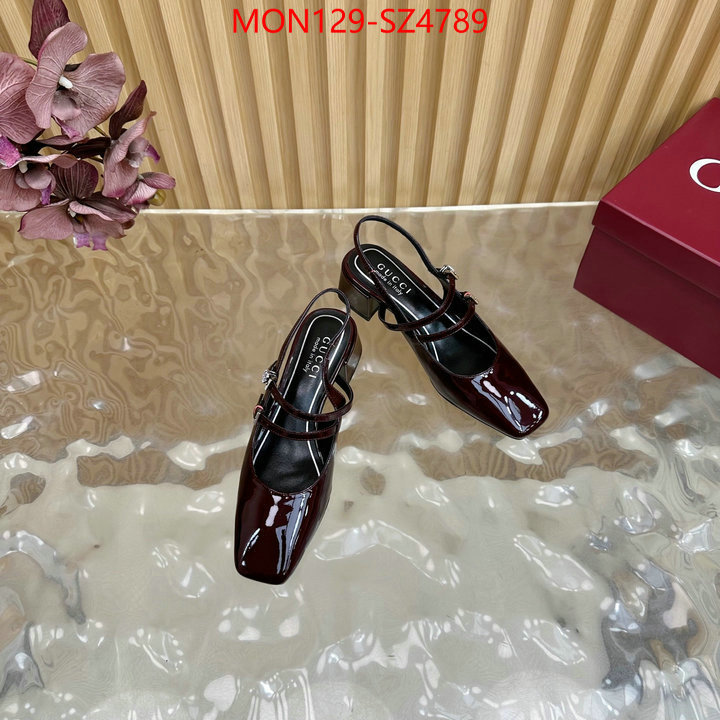 Women Shoes-Gucci top quality designer replica ID: SZ4789 $: 129USD