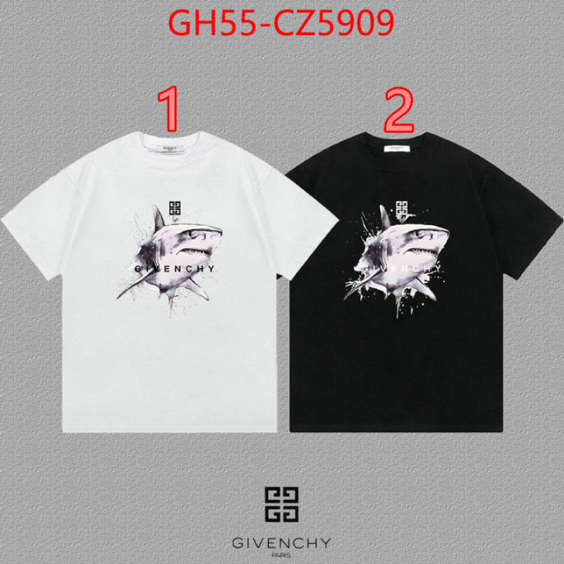 Clothing-Givenchy highest quality replica ID: CZ5909 $: 55USD