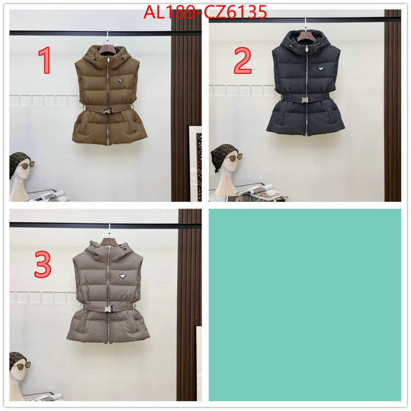 Down jacket Women-Prada buy best quality replica ID: CZ6135 $: 189USD