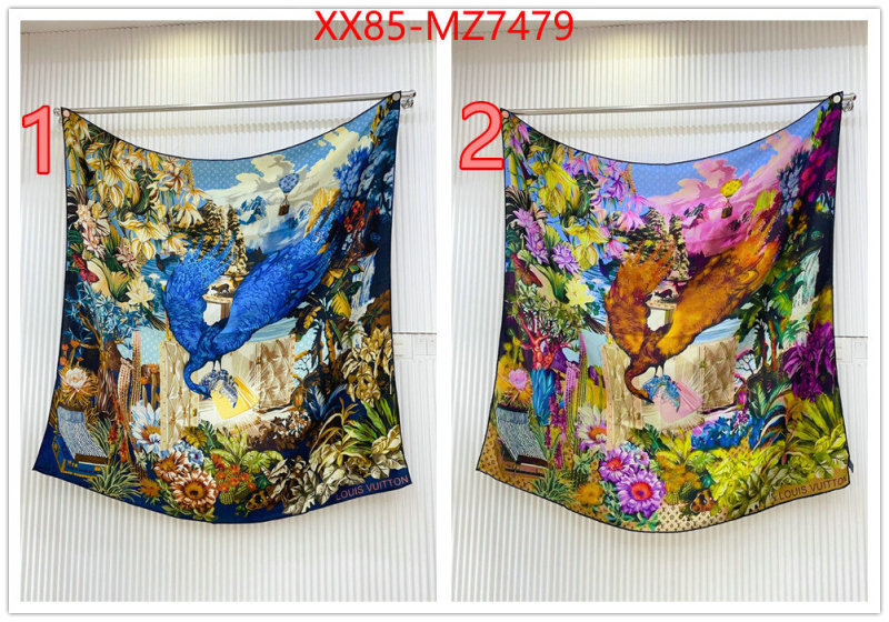 Scarf-LV top quality fake ID: MZ7479 $: 85USD