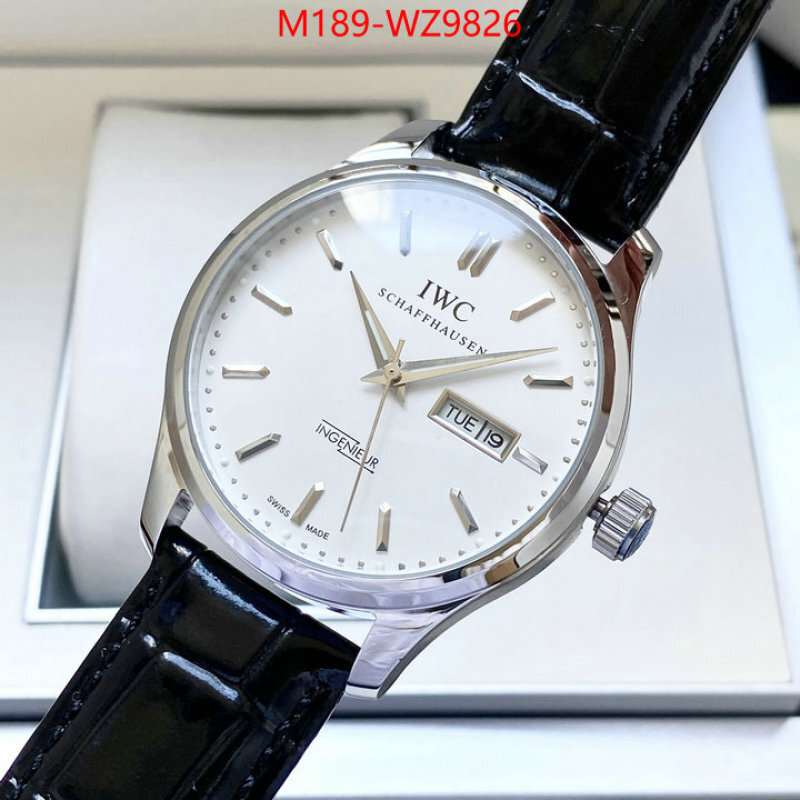 Watch(4A)-IWC website to buy replica ID: WZ9826 $: 189USD
