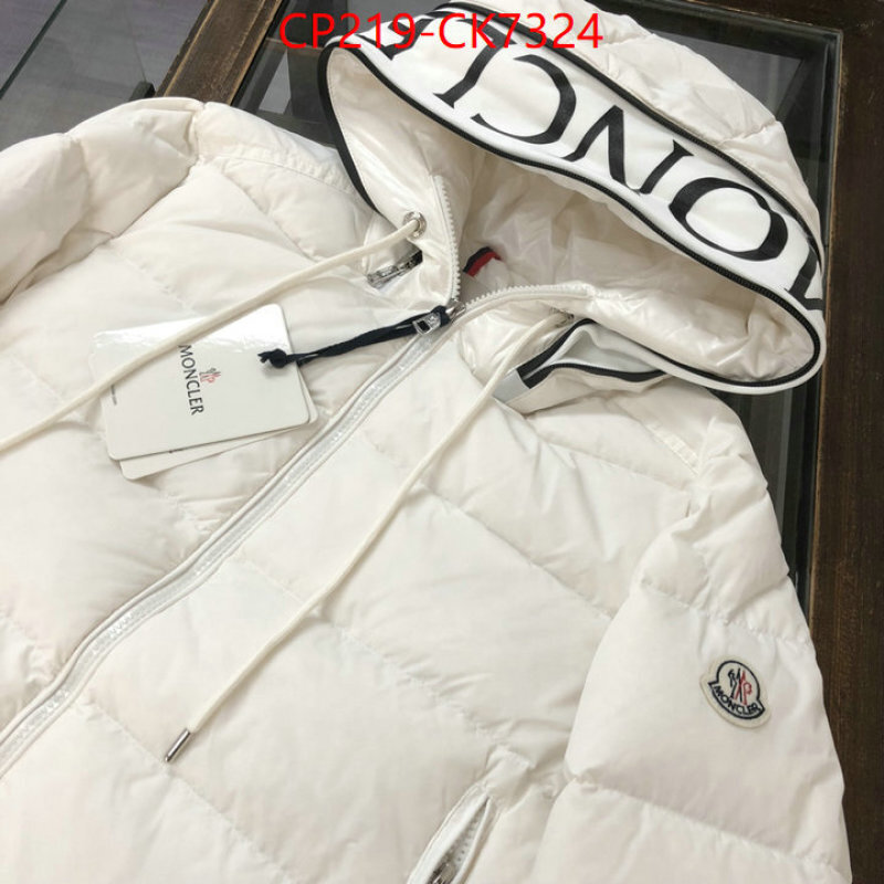 Down jacket Men-Moncler first top ID: CK7324 $: 219USD