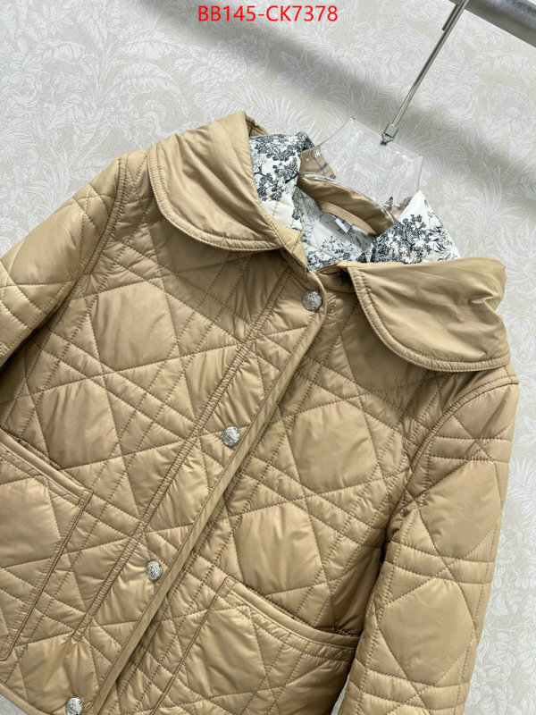 Down jacket Women-Dior 2024 replica wholesale cheap sales online ID: CK7378 $: 145USD