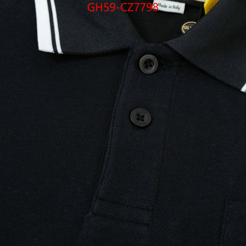 Clothing-Gucci quality replica ID: CZ7798 $: 59USD