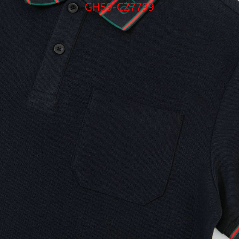 Clothing-Gucci best replica new style ID: CZ7799 $: 59USD
