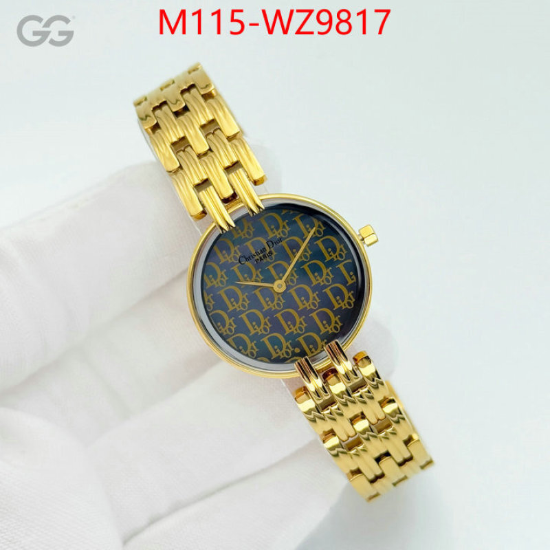 Watch(4A)-Dior what's the best place to buy replica ID: WZ9817 $: 115USD