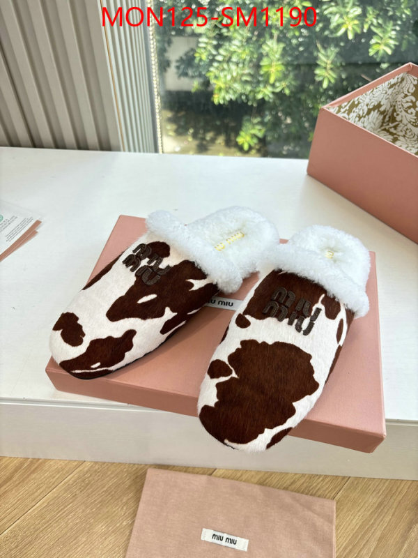 Women Shoes-Miu Miu best quality replica ID: SM1190 $: 125USD