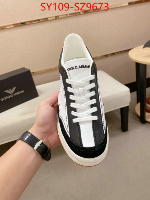 Men shoes-Armani top perfect fake ID: SZ9673 $: 109USD