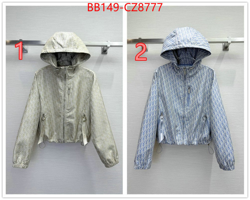 Clothing-Dior shop designer replica ID: CZ8777 $: 149USD
