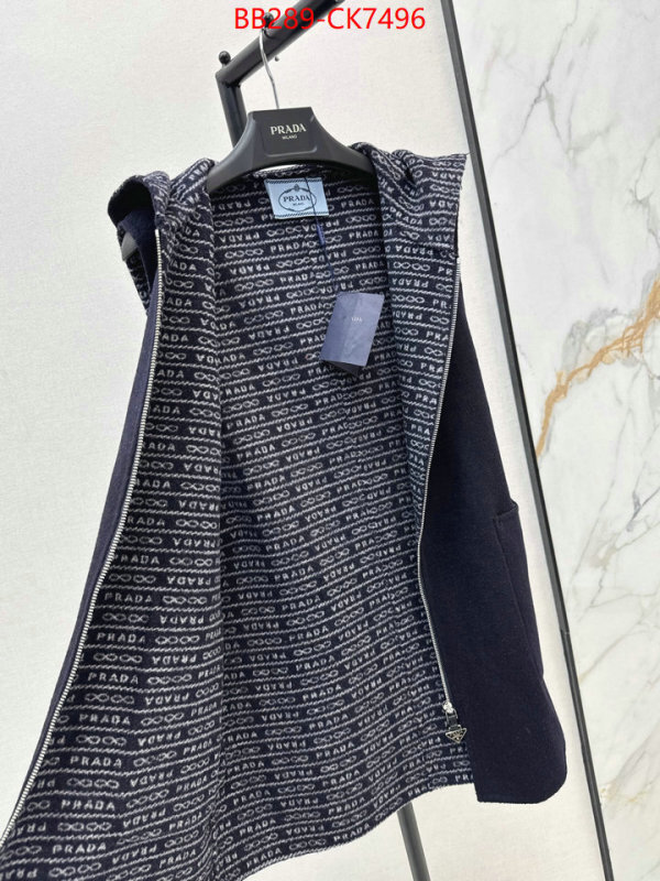 Clothing-Prada perfect quality ID: CK7496 $: 289USD