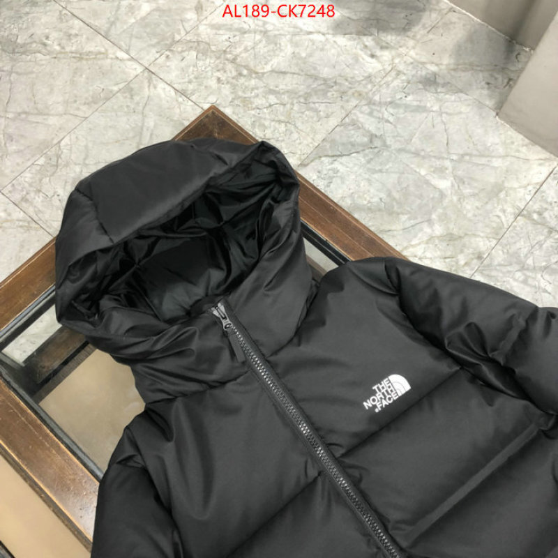 Down jacket Men-The North Face mirror copy luxury ID: CK7248 $: 189USD