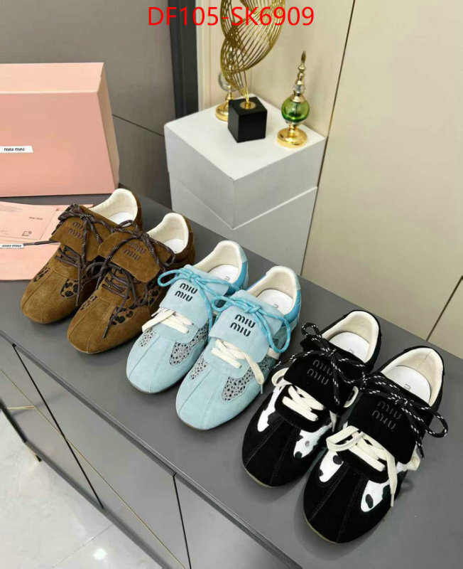 Women Shoes-Miu Miu designer 1:1 replica ID: SK6909 $: 105USD