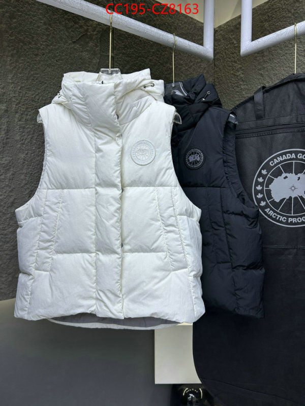 Down jacket Women-Canada Goose luxury cheap replica ID: CZ8163 $: 195USD