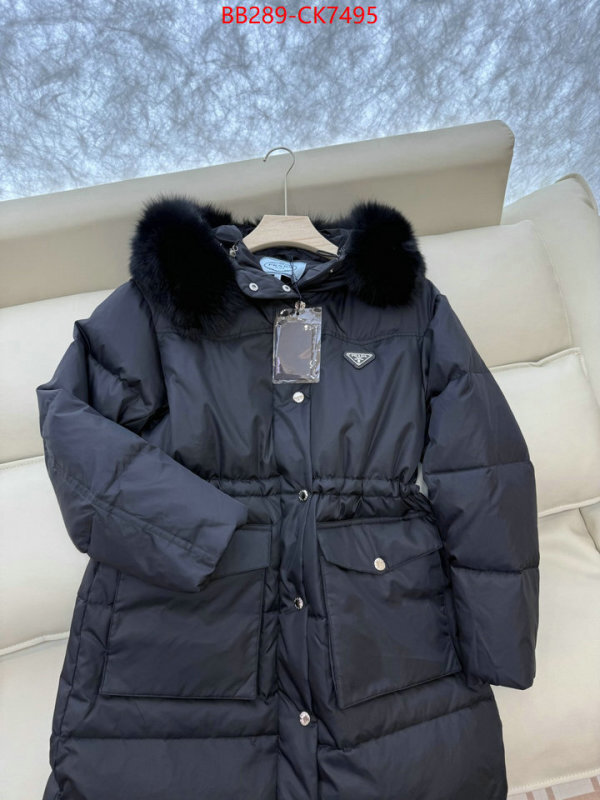 Down jacket Women-Prada how to find replica shop ID: CK7495 $: 289USD