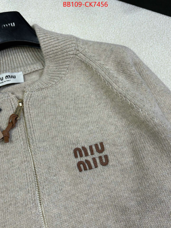 Clothing-MIU MIU 2024 luxury replicas ID: CK7456 $: 109USD