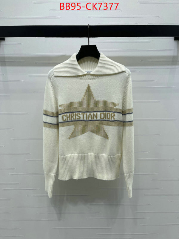 Clothing-Dior designer fake ID: CK7377 $: 95USD