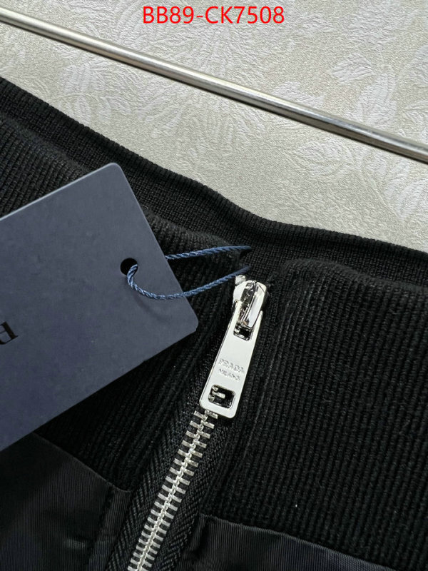 Clothing-Prada found replica ID: CK7508 $: 89USD