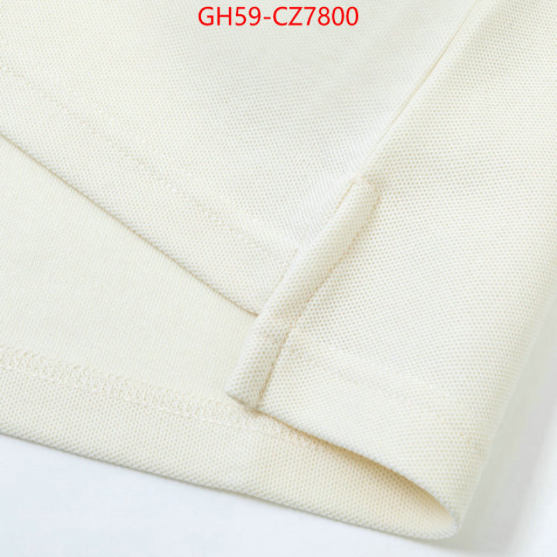 Clothing-Gucci high quality designer replica ID: CZ7800 $: 59USD