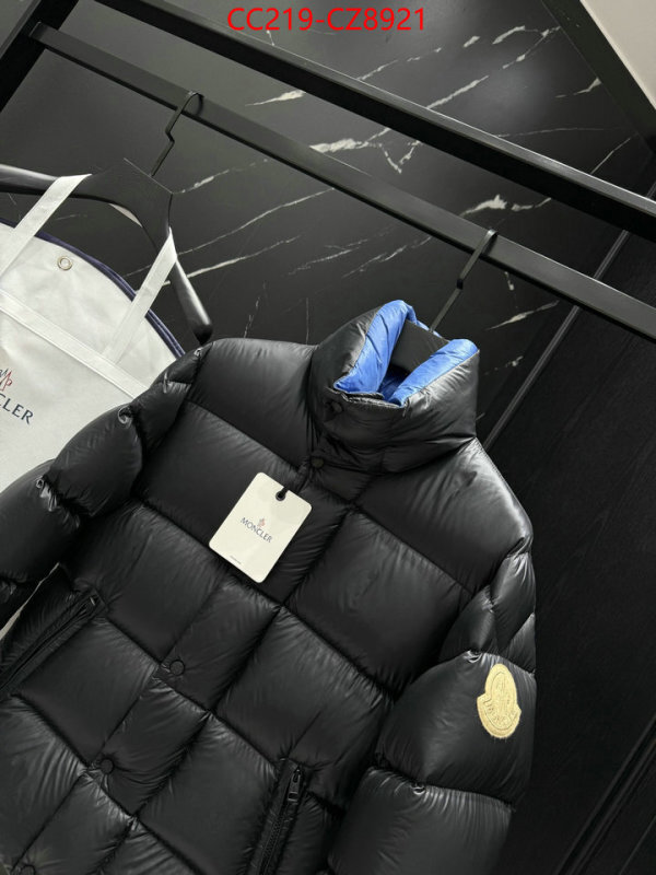 Down jacket Men-Moncler high quality ID: CZ8921 $: 219USD