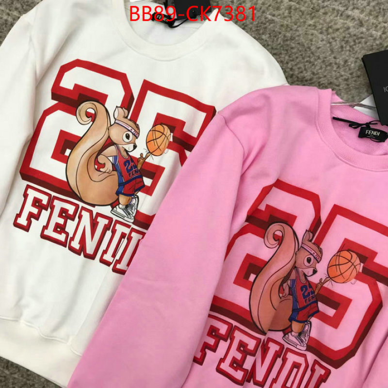 Clothing-Fendi top grade ID: CK7381 $: 89USD