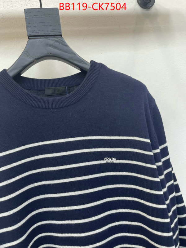 Clothing-Prada good quality replica ID: CK7504 $: 119USD